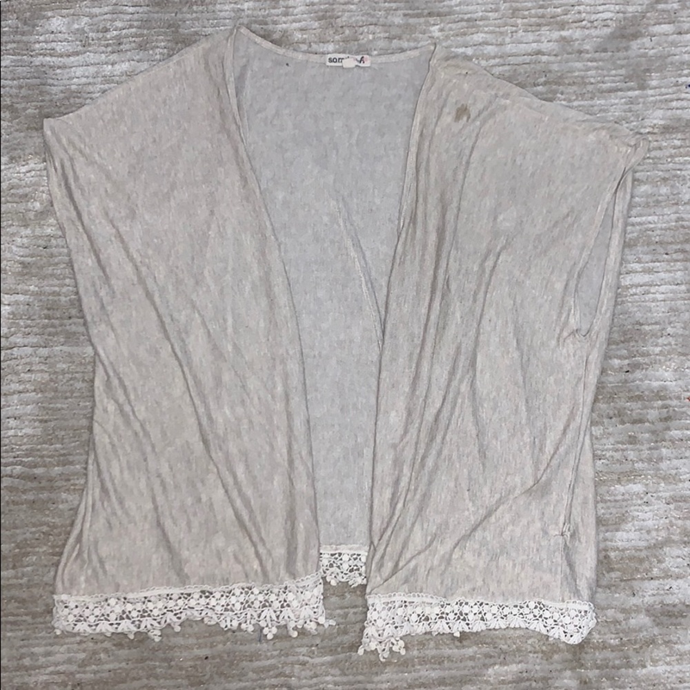 Cream light cardigan